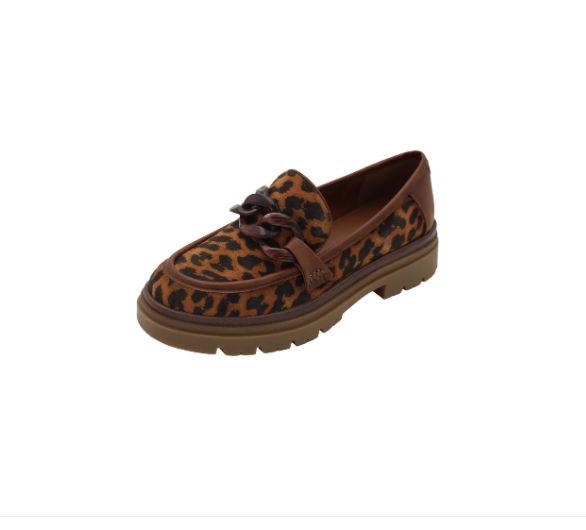 Refresh Ladies Leopard Print Loafer 173003