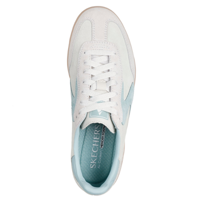 Skechers Ladies Hotshot - For The Win Trainers In Natural/Aqua