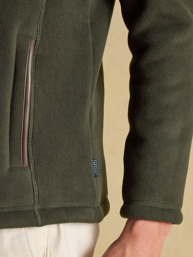 Joules Men’s Heritage Fleece Dark Green Quarter Zip