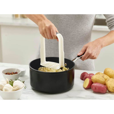 Joseph Joseph Easy-Mash Potato Masher - White