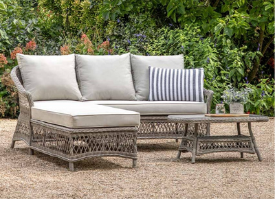 Menton Chaise Set Stone