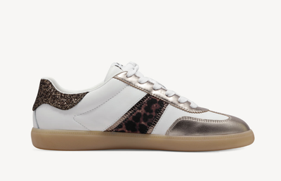 Tamaris Ladies Sneakers / Trainer In Leopard Combination