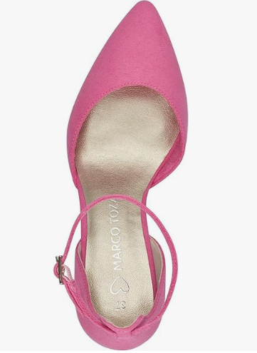 Marco Tozzi Ladies Ankle Strap Shoes 24406-42 in Hot Pink Pumps