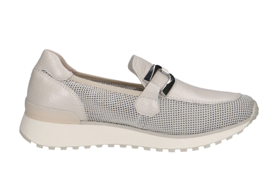 Caprice Ladies Loafer with Mesh sides 24502-42 in Pearl Combination