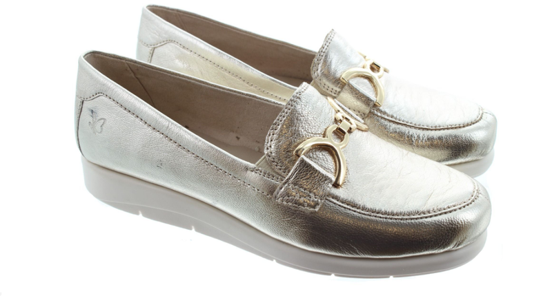 Caprice Ladies Loafer 24751-44 Platin Metal