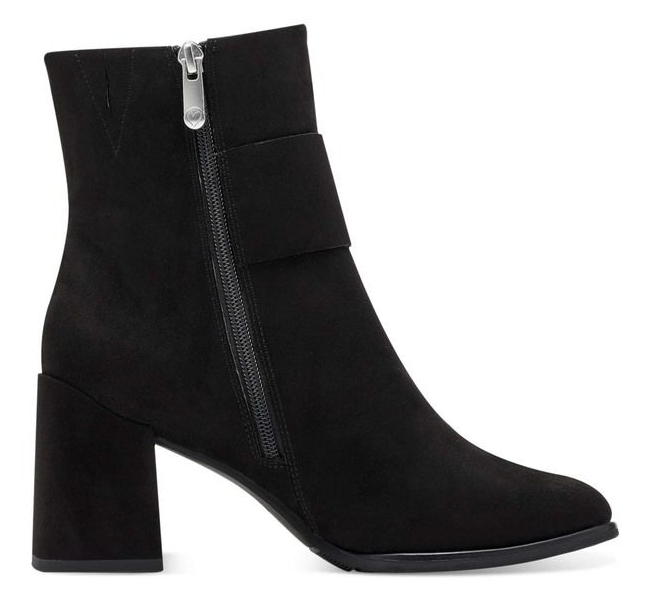 Ladies black block heel ankle boots online
