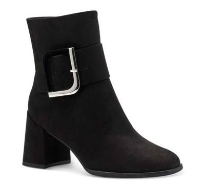 Marco Tozzi Ladies Ankle Boots 25328-41 Black, Block Heel