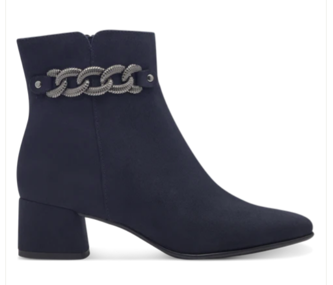 Marco Tozzi Ladies Ankle Boots 25352-43 in Dark Navy