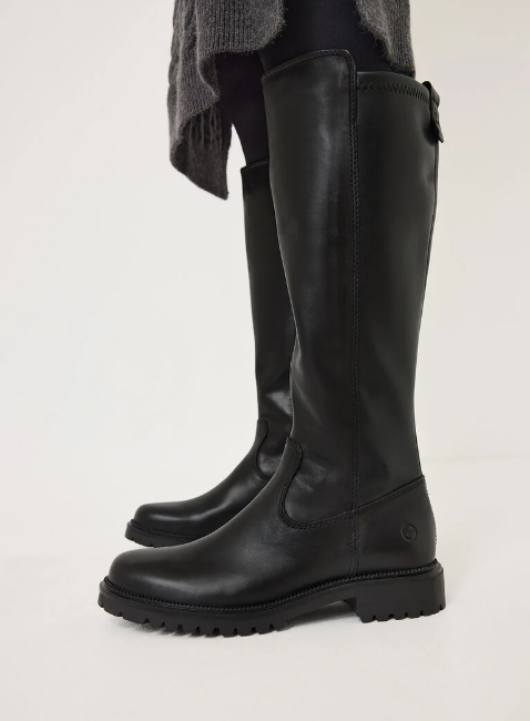 Tamaris Ladies Knee High Boots 25605-43 Black