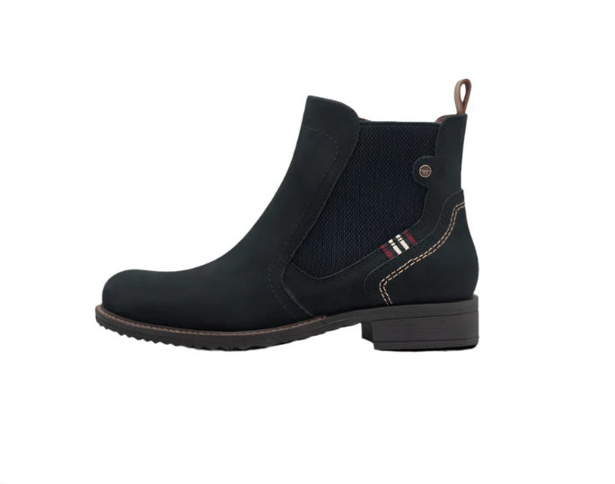 Tamaris Ladies Chelsea Boots In Navy 25821-45