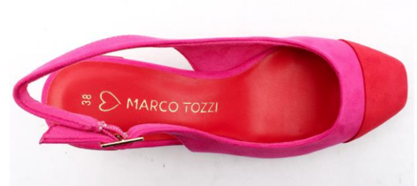 Marco Tozzi Ladies Slingback Shoe 29610-42 in Pink Combination