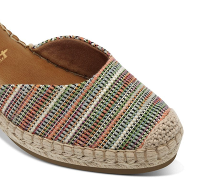 Tamaris Ladies Espadrille Sling back Wedge 29610-42 Multicolour