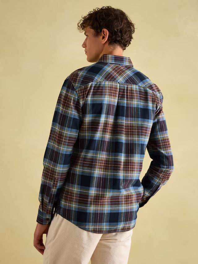Joules Men’s Buchanan Navy Green Shirt