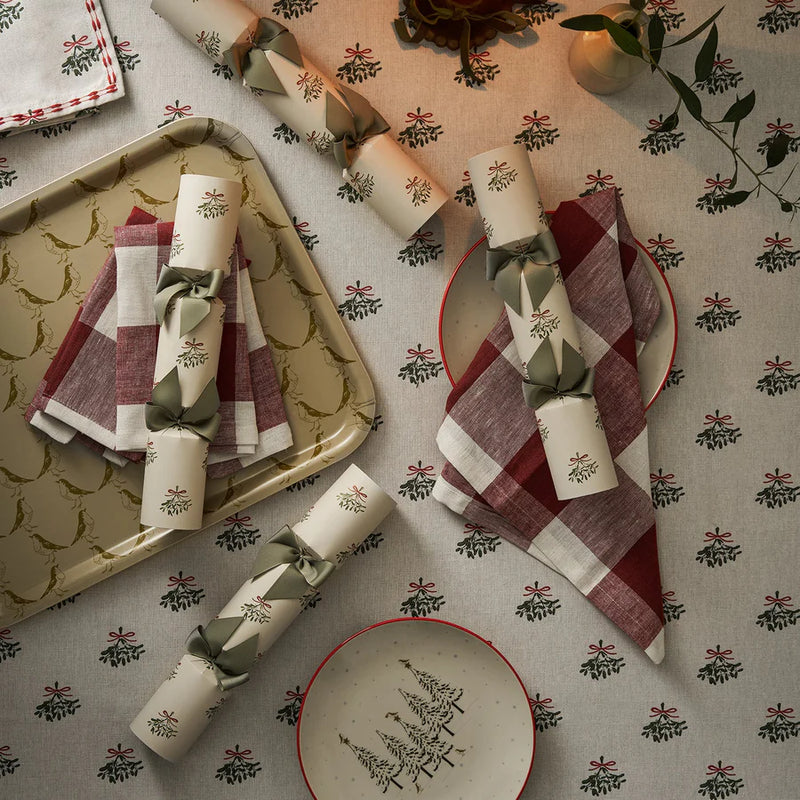Sophie Allport Christmas Crackers (set of 6) Mistletoe
