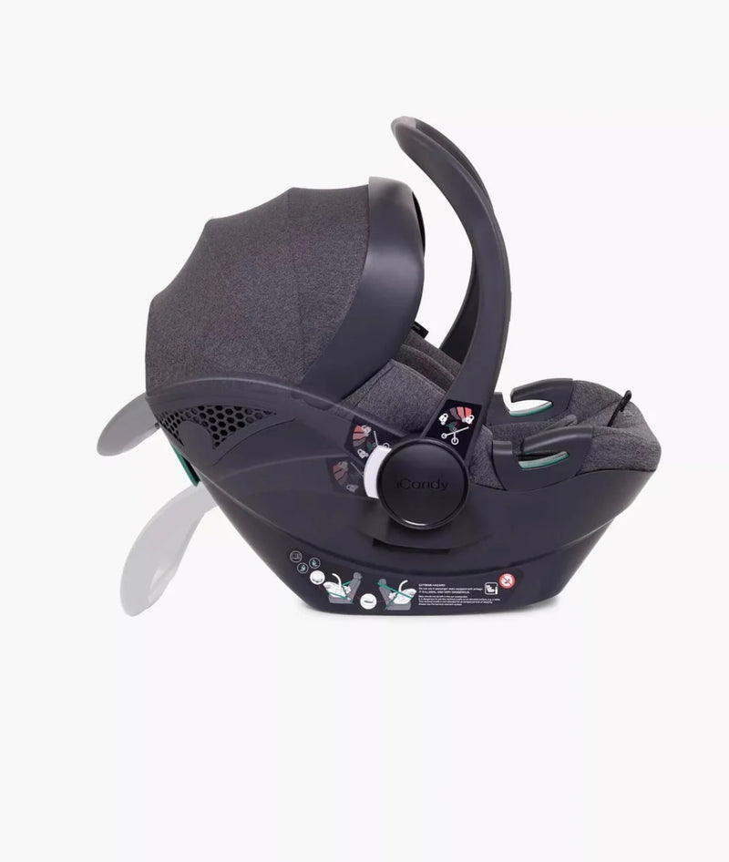 iCandy Cocoon Car Seat & base in Dark Grey