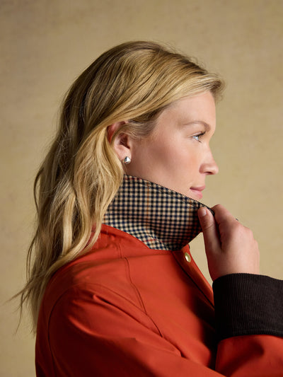 Joules Women’s Katherine Burnt Orange Waterproof Heritage Coat