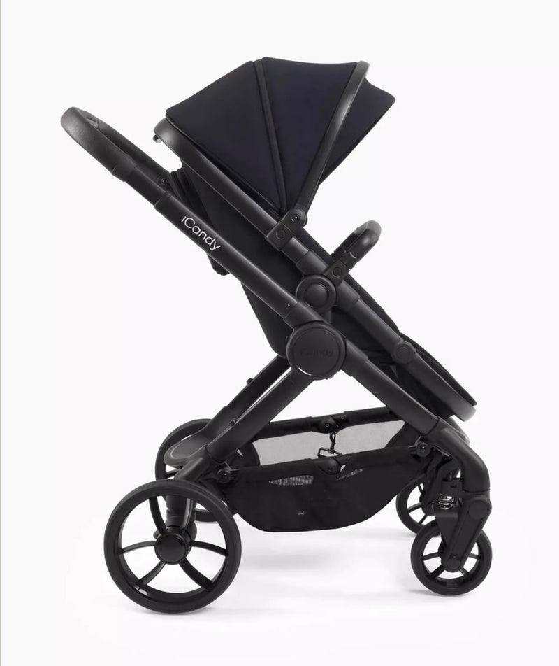 iCandy Peach 7 Pushchair & Carrycot Bundle in Black Edition