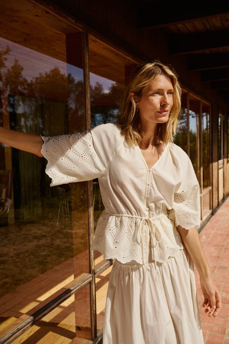 Part Two Women’s RosaliePW Blouse - Eggnog