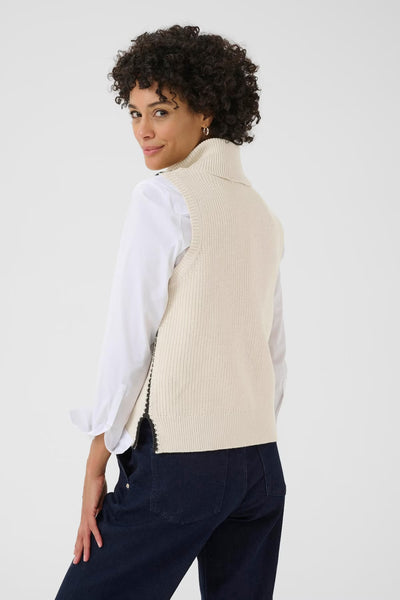 Part Two Women’s SellaPW Pullover in Whitecap Gray/ Dark Navy