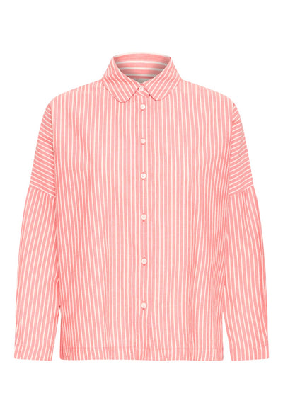 ICHI IHGILEY birch/pink stripe shirt