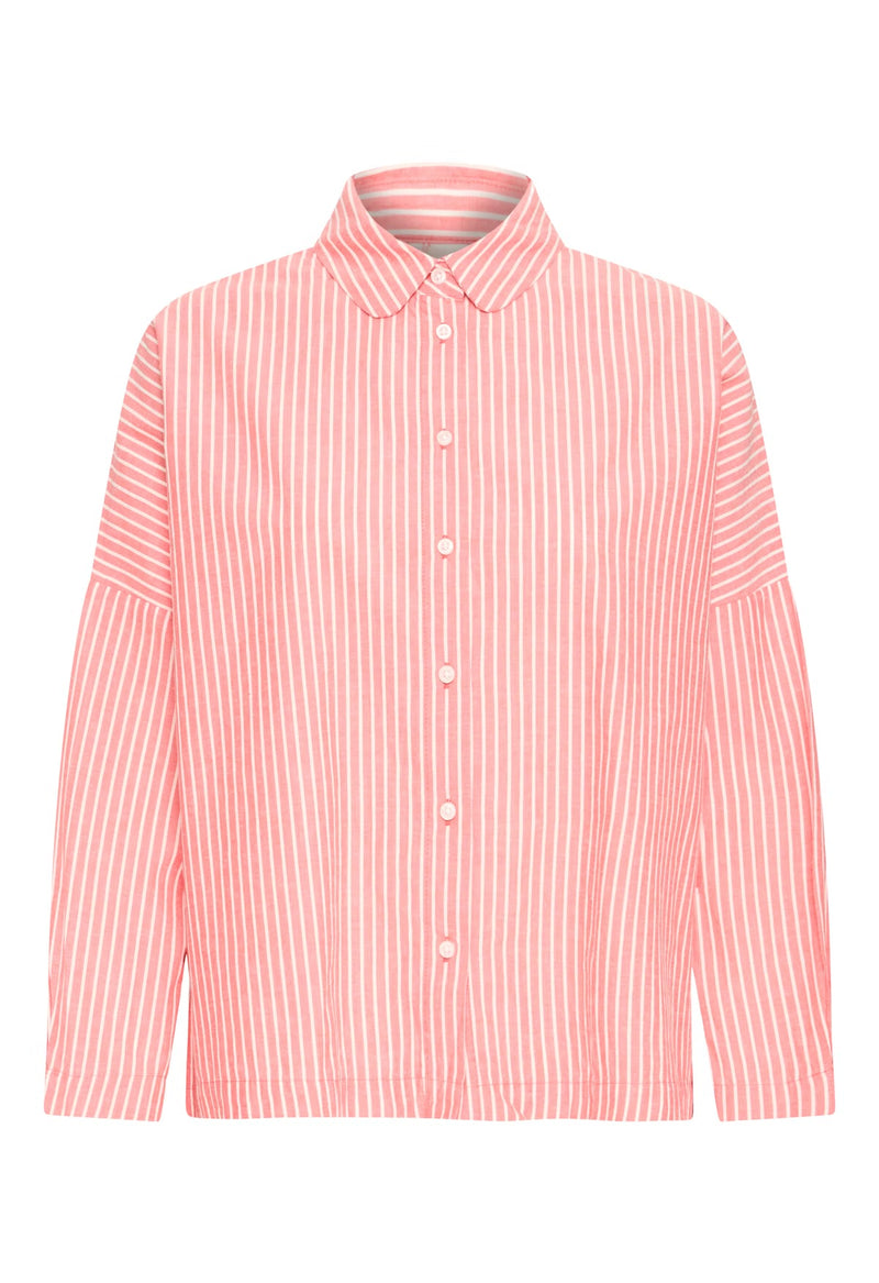 ICHI IHGILEY birch/pink stripe shirt