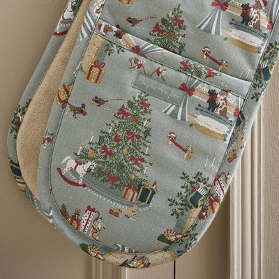 Sophie Allport Double oven glove Cosy Christmas