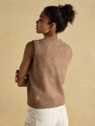 Joules Women’s Holly Tan Knitted Vest