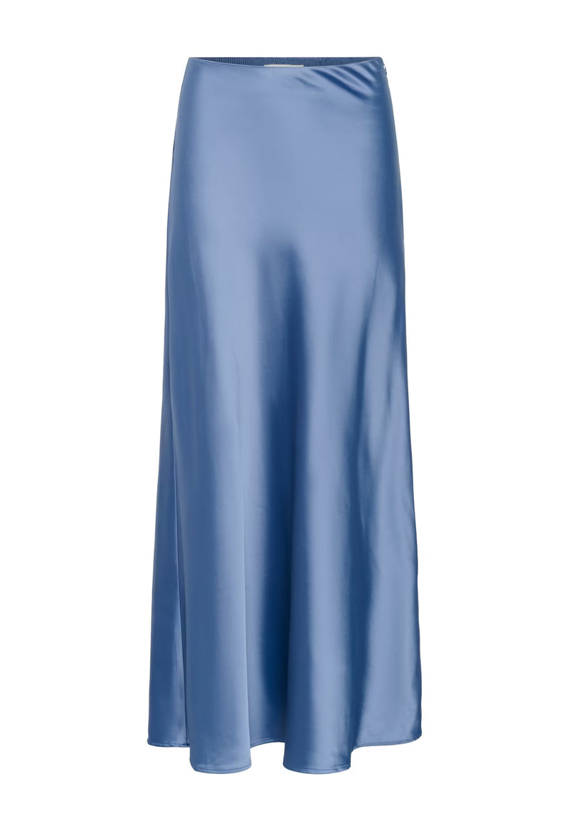 Soaked In Luxury SLAnna Skirt - Bijou Blue
