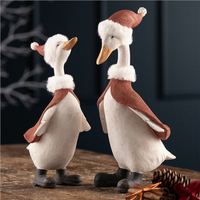 Aynsley Christmas Geese Set of 2