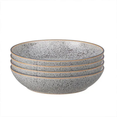 Denby Studio Grey Set Of 4 Pasta Bowls