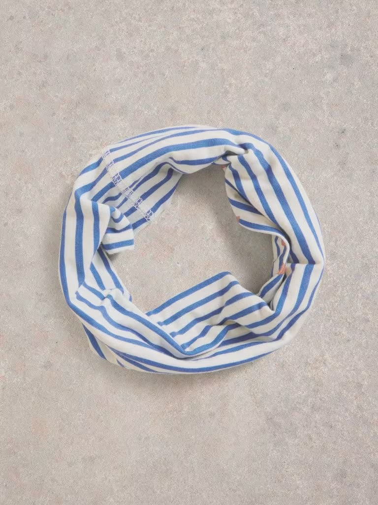 White Stuff Women’s Versatile Jersey Roll in Blue Multi