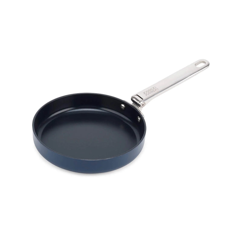 Joseph Joseph Space 24cm Non-Stick Folding Handle Frying Pan Midnight Blue