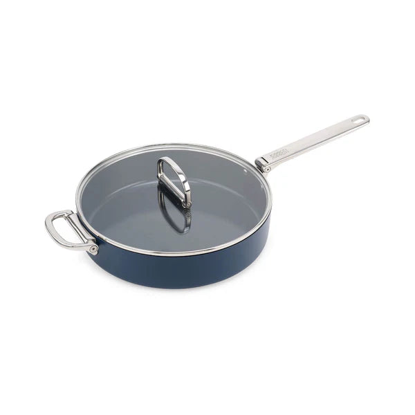 Joseph Joseph Space Folding Handle Ceramic Non-stick 28cm Blue Saute Pan & Lid