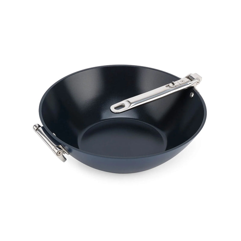 Joseph Joseph Space 32cm Non-Stick Wok Midnight Blue