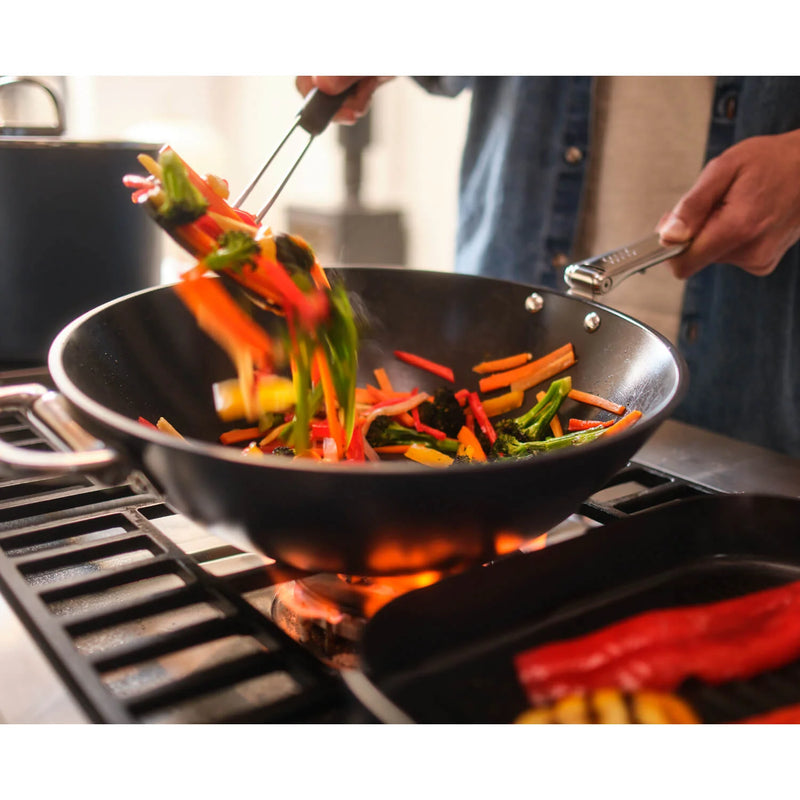 Joseph Joseph Space 32cm Non-Stick Wok Midnight Blue