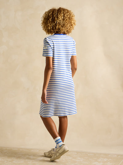 Joules Women’s Eden Blue Blue Stripe Dress