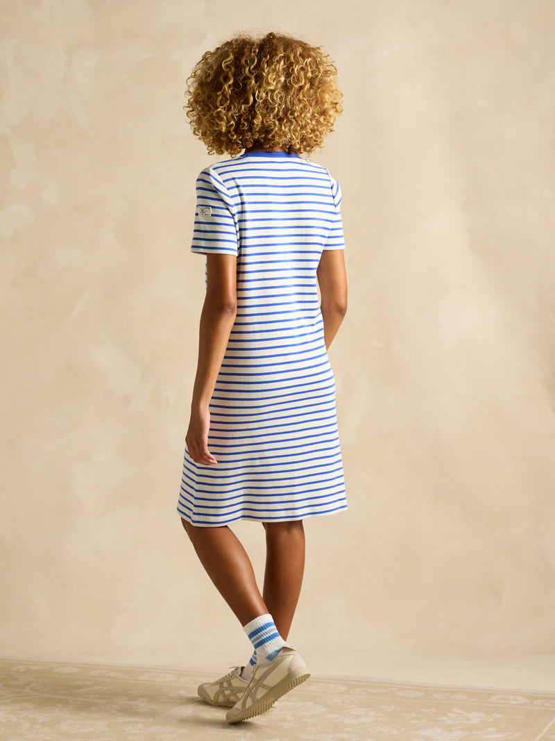 Joules Women’s Eden Blue Blue Stripe Dress
