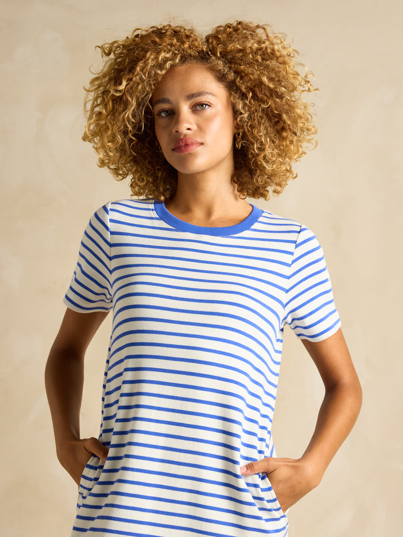 Joules Women’s Eden Blue Blue Stripe Dress