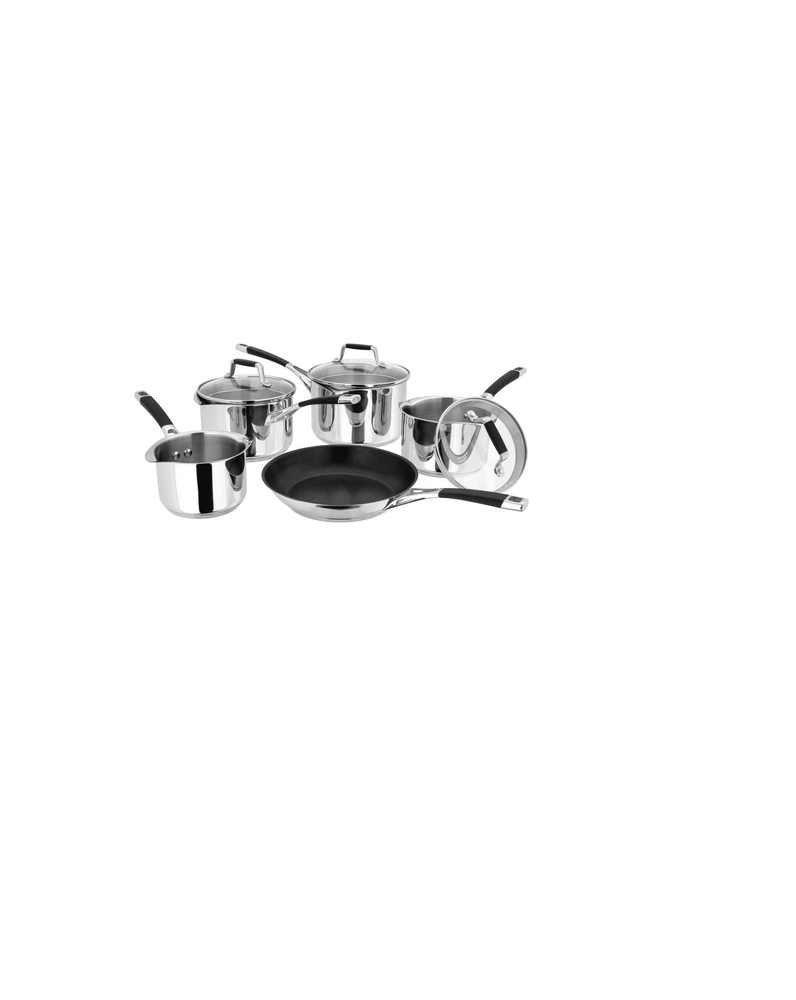 Stellar 5000 Flow Draining Saucepan Set 5 Piece