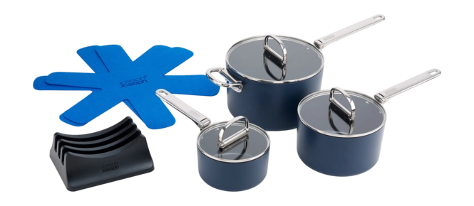 Joseph Joseph Pan Set Space Blue (9-piece)