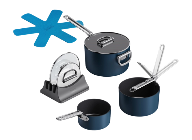 Joseph Joseph Pan Set Space Blue (9-piece)