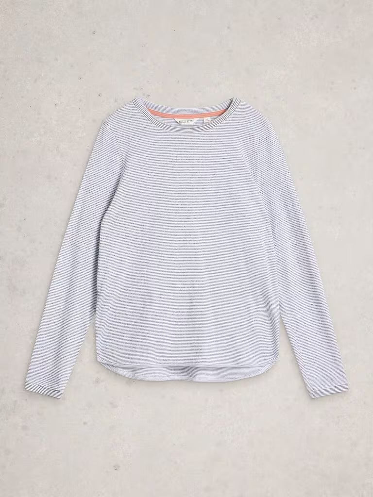 White Stuff Clara Sparkle Tee Ivory