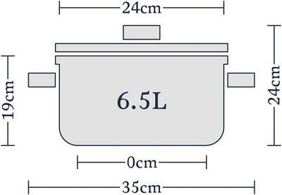 Stellar 5000 Induction Flow 24cm Stockpot S545