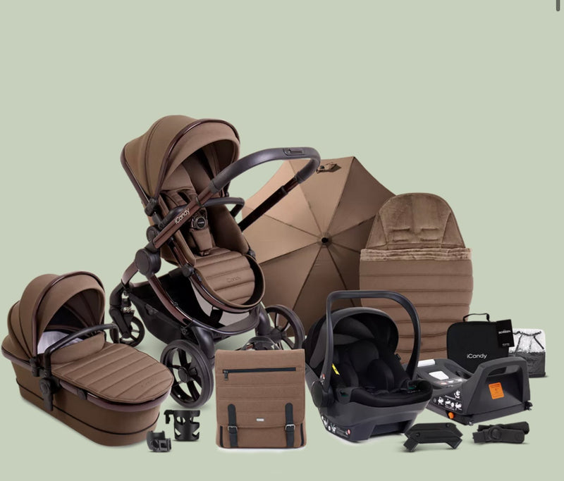 iCandy Peach 7 Pushchair & Carrycot Bundle in Coco