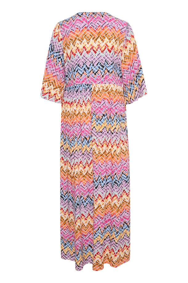 CULTURE CUkendall Maxi Dress- Orange Graphic