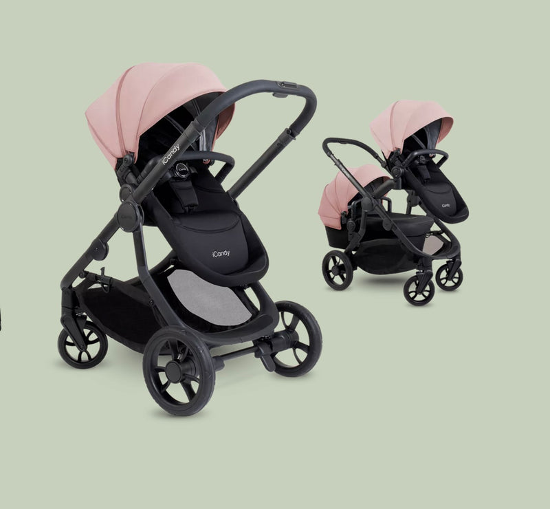 iCandy Orange 4 Pushchair Bundle in Rose