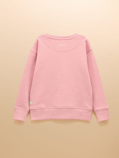 Joules Kids' Sundaze Pink Crew Neck Sweatshirt - Hold Your Horses