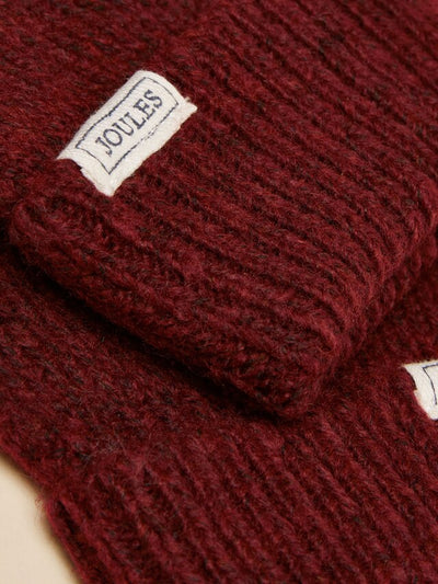Joules Women’s Rosa Berry Red Gloves