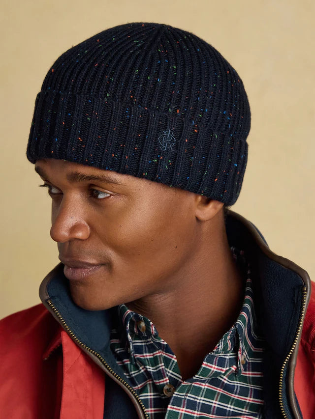 Joules Men’s Hammond Beanie in Navy