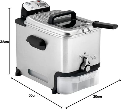 Tefal FR804140 New Oleoclean Pro Fryer 2300W Easy Clean Fryer 3.5L
